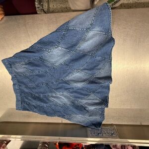 Studio West Indigo Denim Skirt
